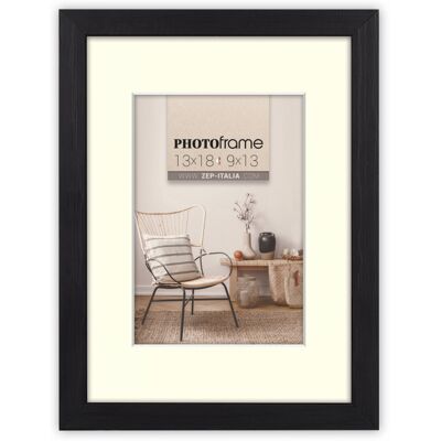 Cadre Photo Zep Malmo Noir - 10x15/15x20 cm, Look en Bois Moderne - Publicité Cadre Photo Zep Malmo Noir - 10x15/15x20 cm, Look en Bois Moderne - Publicité