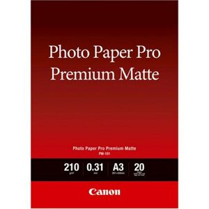 Canon PM-101 Pro Premium Papier pour imprimante A3 20 feuilles 210g/m² mat - Publicité Canon PM-101 Pro Premium Papier pour imprimante A3 20 feuilles 210g/m² mat - Publicité