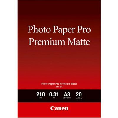 Canon PM-101 Pro Premium Papier pour imprimante A3 20 feuilles 210g/m² mat - Publicité Canon PM-101 Pro Premium Papier pour imprimante A3 20 feuilles 210g/m² mat - Publicité
