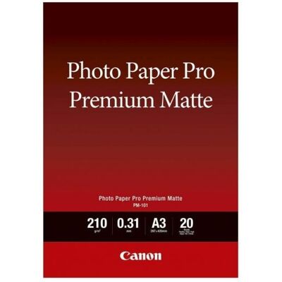 Canon PM-101 Pro Premium Mat Papier A3+ 20 feuilles - Publicité Canon PM-101 Pro Premium Mat Papier A3+ 20 feuilles - Publicité