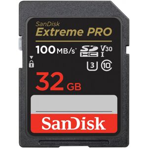 SanDisk SDHC Extreme Pro 32GB 100MB/s V30 UHS I - Publicité SanDisk SDHC Extreme Pro 32GB 100MB/s V30 UHS I - Publicité