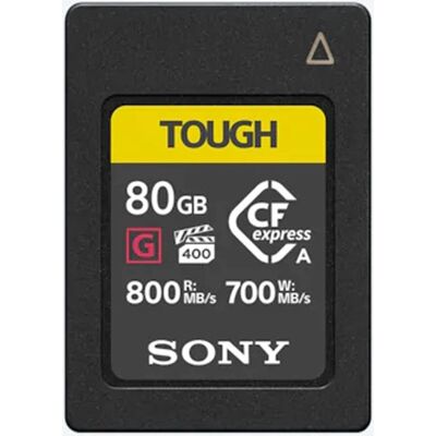 Sony CFexpress Type A 80GB 800MBs / 700MBs - Publicité Sony CFexpress Type A 80GB 800MBs / 700MBs - Publicité