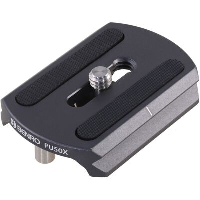 Benro Arca Style PU50X plate for VX20 head L55xW38xH10mm - Publicité Benro Arca Style PU50X plate for VX20 head L55xW38xH10mm - Publicité