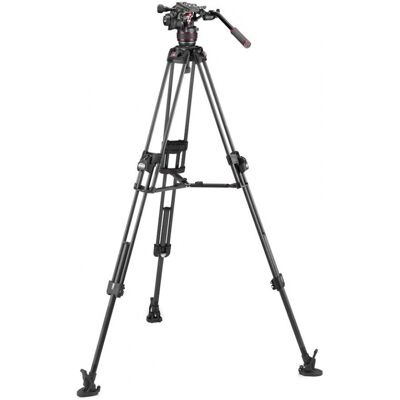 Manfrotto Nitrotech 608 avec trépied 645 Fast Twin - Publicité Manfrotto Nitrotech 608 avec trépied 645 Fast Twin - Publicité