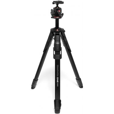 Manfrotto ONE Photo Trépied en aluminium avec rotule AS XPRO-BHQ6T - Publicité Manfrotto ONE Photo Trépied en aluminium avec rotule AS XPRO-BHQ6T - Publicité