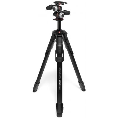 Manfrotto Trépied ONE Photo en aluminium avec rotule XPRO à 3 directions - Publicité Manfrotto Trépied ONE Photo en aluminium avec rotule XPRO à 3 directions - Publicité