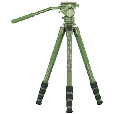 SIRUI SP004+G5X Trépied en aluminium avec rotule vidéo Arca Swiss Vert mat - Publicité SIRUI SP004+G5X Trépied en aluminium avec rotule vidéo Arca Swiss Vert mat - Publicité