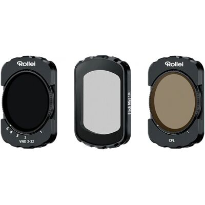 Rollei Kit de filtres cinéma 3 en 1 DJI Osmo Pocket 3 - Publicité Rollei Kit de filtres cinéma 3 en 1 DJI Osmo Pocket 3 - Publicité