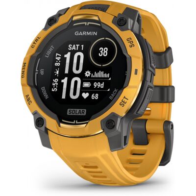 Garmin Instinct® 3 45mm gris solaire Sunburst - Publicité Garmin Instinct® 3 45mm gris solaire Sunburst - Publicité