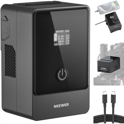 NEEWER PS099E Batterie au lithium 99 Wh V-Mount - Publicité NEEWER PS099E Batterie au lithium 99 Wh V-Mount - Publicité