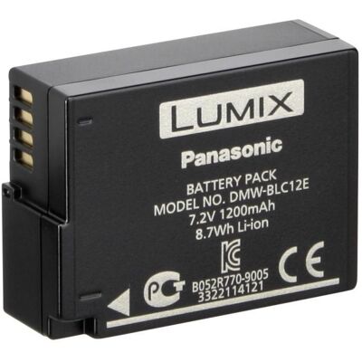 Panasonic Batterie DMW-BLC12E - Publicité Panasonic Batterie DMW-BLC12E - Publicité
