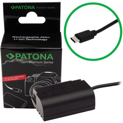 Adaptateur de batterie USB-C pour Panasonic DMW-BLK22 - Publicité Adaptateur de batterie USB-C pour Panasonic DMW-BLK22 - Publicité