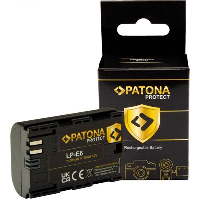 Batterie Patona Canon LP-E6 - Résistante à la chaleur, 2000mAh, pour EOS DSLR - Publicité Batterie Patona Canon LP-E6 - Résistante à la chaleur, 2000mAh, pour EOS DSLR - Publicité
