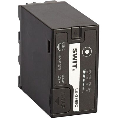 SWIT LB-SF65C Batterie NP-F 65Wh USB-C - Publicité SWIT LB-SF65C Batterie NP-F 65Wh USB-C - Publicité