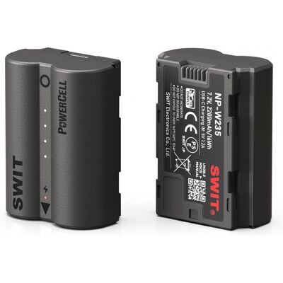 SWIT NP-W235 Batterie USB-C Fujifilm X-T4/T5 - Publicité SWIT NP-W235 Batterie USB-C Fujifilm X-T4/T5 - Publicité