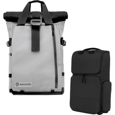 WANDRD PRVKE 21L + Pro Cube V3 Grey - Publicité WANDRD PRVKE 21L + Pro Cube V3 Grey - Publicité