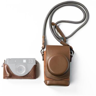SmallRig 5218 Ledertaschen-Set für X half Fujifilm braun - Publicité SmallRig 5218 Ledertaschen-Set für X half Fujifilm braun - Publicité