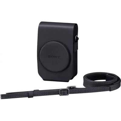 Sony LCSRXG - Étui en cuir pour RX100 - Noir - Publicité Sony LCSRXG - Étui en cuir pour RX100 - Noir - Publicité