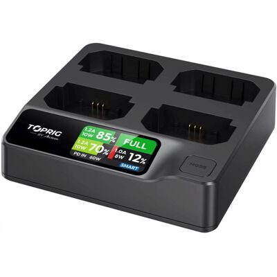 Accsoon Toprig 100W 4 baies NP-FZ100 Fast Charger - Publicité Accsoon Toprig 100W 4 baies NP-FZ100 Fast Charger - Publicité