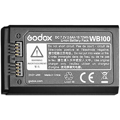 Godox WB100 Batterie pour AD100Pro - Publicité Godox WB100 Batterie pour AD100Pro - Publicité