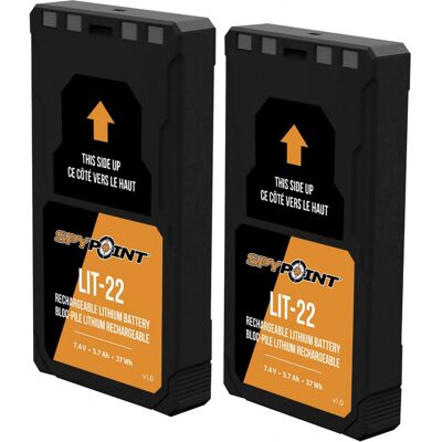 SPYPOINT Batterie au lithium LIT-22 TWIN-Pack - Publicité SPYPOINT Batterie au lithium LIT-22 TWIN-Pack - Publicité