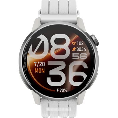 Montre multisports GPS COROS PACE 4 Pro avec bracelet en nylon - Blanche - Publicité Montre multisports GPS COROS PACE 4 Pro avec bracelet en nylon - Blanche - Publicité