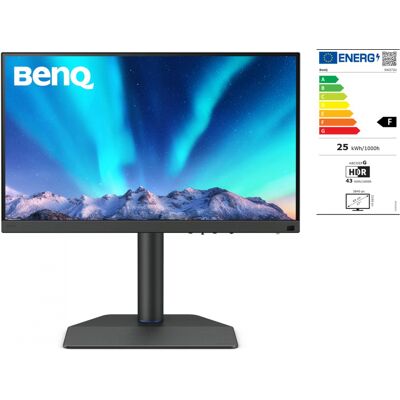 BenQ SW272U Moniteur de photographie 27\" IPS 4K gris avec cache de protection contre la lumière - Publicité BenQ SW272U Moniteur de photographie 27\" IPS 4K gris avec cache de protection contre la lumière - Publicité