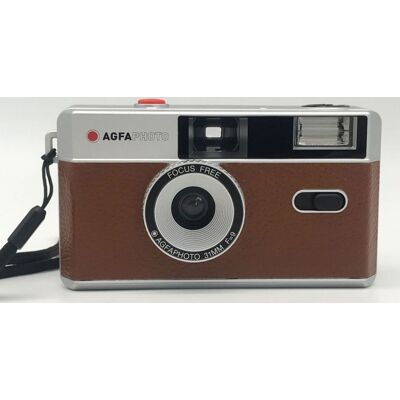 AgfaPhoto Caméra analogique 35mm marron - Publicité AgfaPhoto Caméra analogique 35mm marron - Publicité