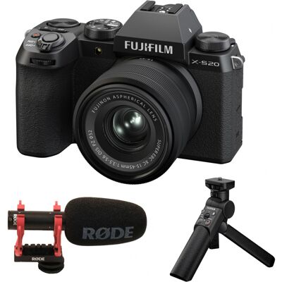 Appareil photo sans miroir Fujifilm X-S20 - Compact, Vidéo 6.2K, Vlogger Kit - Publicité Appareil photo sans miroir Fujifilm X-S20 - Compact, Vidéo 6.2K, Vlogger Kit - Publicité