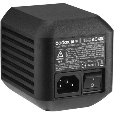 Godox Adaptateur AC400 AC pour AD400 Pro - Publicité Godox Adaptateur AC400 AC pour AD400 Pro - Publicité