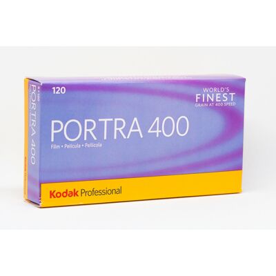 Film négatif couleur professionnel Kodak Portra 400 ISO 400 120 - Pack de 5 - Publicité Film négatif couleur professionnel Kodak Portra 400 ISO 400 120 - Pack de 5 - Publicité