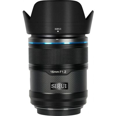 Objectif autofocus Sirui Sniper 16mm F1.2 APS-C - Noir - Publicité Objectif autofocus Sirui Sniper 16mm F1.2 APS-C - Noir - Publicité