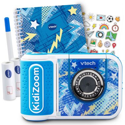 VTech KidiZoom Print Cam Scrapbook Bundle bleu - Publicité VTech KidiZoom Print Cam Scrapbook Bundle bleu - Publicité