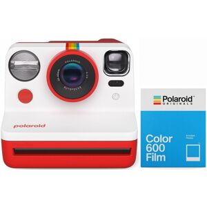 Polaroid Appareil photo Now rouge + 600 Color Film 8x