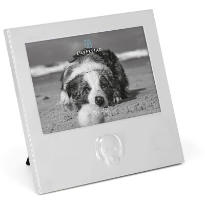 Zilverstad Chien 15x10 Cadre en Argent - Cadre Photo - Publicité Zilverstad Chien 15x10 Cadre en Argent - Cadre Photo - Publicité