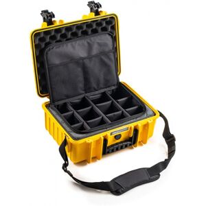 B&W International B&W; Photo Set Case type 4000 avec Photo Bag jaune - Publicité B&W International B&W; Photo Set Case type 4000 avec Photo Bag jaune - Publicité