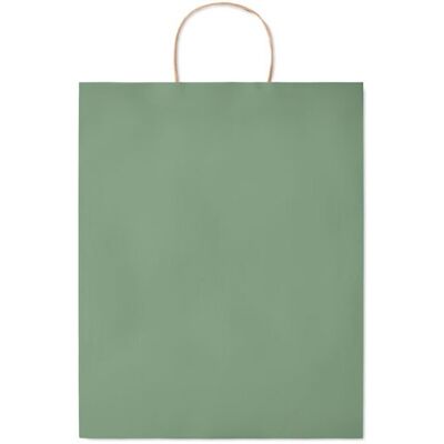 Sac en papier personnalisable grand format PAPER TONE L vert - Publicité Sac en papier personnalisable grand format PAPER TONE L vert - Publicité