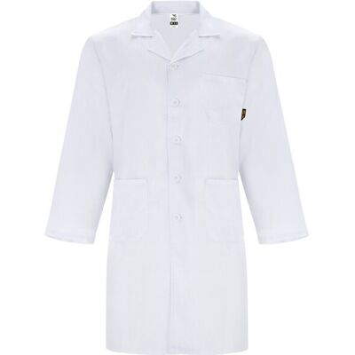 Blouse de laboratoire unisexe publicitaire Vaccine blanc XXXL - Publicité Blouse de laboratoire unisexe publicitaire Vaccine blanc XXXL - Publicité