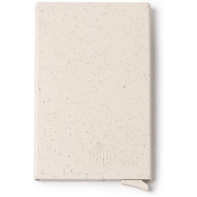 Porte-cartes RFID personnalisable en fibre de blé Porter beige TAILLE UNIQUE ADULTE - Publicité Porte-cartes RFID personnalisable en fibre de blé Porter beige TAILLE UNIQUE ADULTE - Publicité