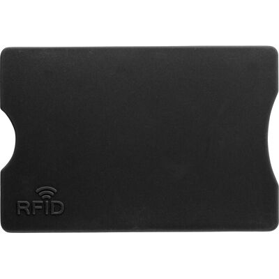 Porte-cartes personnalisé RFID Yara noir - Publicité Porte-cartes personnalisé RFID Yara noir - Publicité