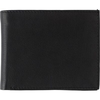 Porte-cartes et porte-monnaie personnalisé en cuir Yvonne noir - Publicité Porte-cartes et porte-monnaie personnalisé en cuir Yvonne noir - Publicité