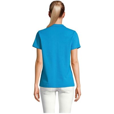 Polo personnalisé pour femme - Pulse aqua - Publicité Polo personnalisé pour femme - Pulse aqua - Publicité