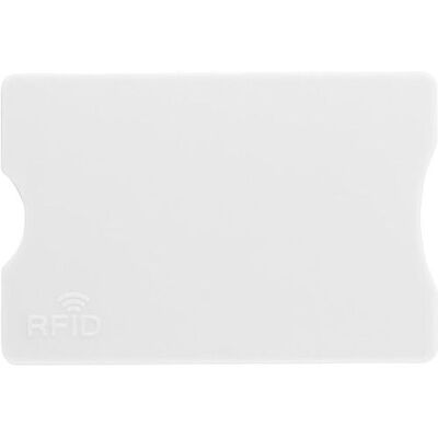 Porte-cartes RFID personnalisé Yara aluminium polystyrène (PS) blanc - Publicité Porte-cartes RFID personnalisé Yara aluminium polystyrène (PS) blanc - Publicité