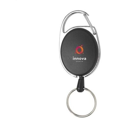 Aspen RollerClip Keychain ABS noir - Publicité Aspen RollerClip Keychain ABS noir - Publicité