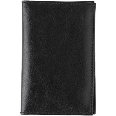 Porte-feuille personnalisé en cuir RFID Lee cuir noir - Publicité Porte-feuille personnalisé en cuir RFID Lee cuir noir - Publicité