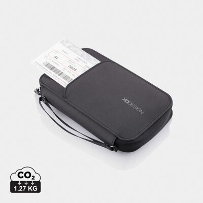 Étui passeport XD Design à fonction support personnalisable noir - Publicité Étui passeport XD Design à fonction support personnalisable noir - Publicité
