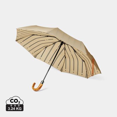 Parapluie Vinga Bosler 21 pouces automatique AWARE personnalisable beige - Publicité Parapluie Vinga Bosler 21 pouces automatique AWARE personnalisable beige - Publicité