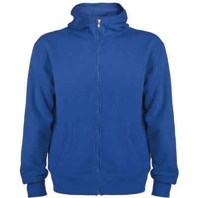Sweat zippé personnalisé à capuche 280 g/m² Montblanc XL Bleu Royal - Publicité Sweat zippé personnalisé à capuche 280 g/m² Montblanc XL Bleu Royal - Publicité