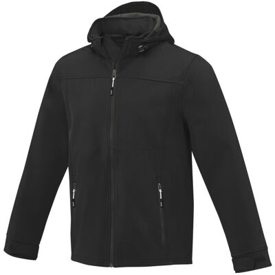 Veste softshell personnalisable deux couches homme Langley noir L - Publicité Veste softshell personnalisable deux couches homme Langley noir L - Publicité