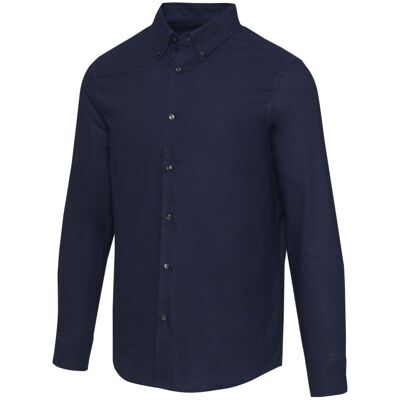 Chemise oxford personnalisée pour homme Sphene bleu marine M - Publicité Chemise oxford personnalisée pour homme Sphene bleu marine M - Publicité